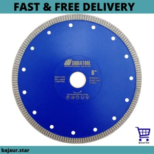 Diamond Turbo Blade Tile Cutting Ceramic Porcelain Marble 200mm 8 Inch SALE AU - Picture 1 of 13