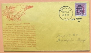 1929 BATTLE OF FALLEN TIMBERS 680-3A RARE Sealed Yellow Envelope - Picture 1 of 4