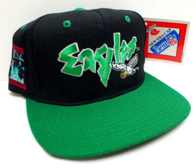 Vintage años 90 ¡NUEVO!  Gorra Philadelphia Eagles NFL Snap Back ¡Con etiquetas! Foto 1 de 4