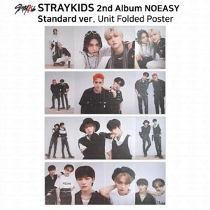 Stray Kids 2° Album NOEASY Unità Ufficiale Poster Piegato Standard Ver. KPOP K-POP - Foto 1 di 15