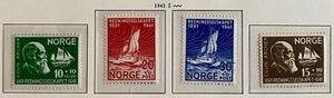Stamps from Norway WWII MNH Complete Redningsselskapet Series Year 1941 - Picture 1 of 1