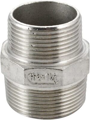 Male To Male NPT Hex Nipple Pipe Fitting Reducer Reducing Adapter Stainless 304 • 3.39$