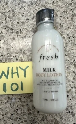 Loción corporal de leche fresca con leches, centella, arroz y linaza 2,5 oz/75 ml COMPLETAMENTE SELLADA Foto 1 de 4