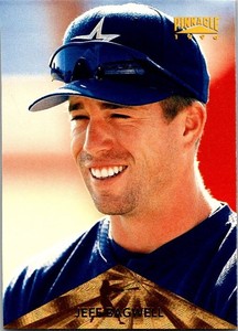 1996 Pinnacle #10 Astros HOF Jeff Bagwell Baseball Card 