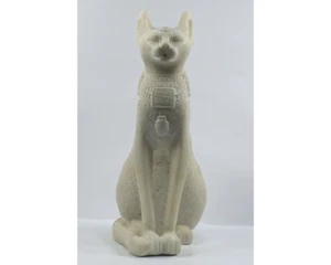 BASTET con el ojo de Horus y escarabajo - Pesada diosa egipcia de la protección - Imagen 1 de 4