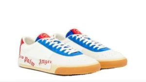 Palm Angels New Vulcanized low-top sneakers 43- 10 NEW $465 PMIA065S22LEA0010125 - Picture 1 of 5