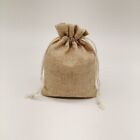 Natural Linen Burlap Bag Jute Gift Bag Drawstring Handles Gift Packaging Bags