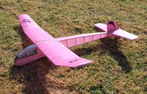 KK Dolphin 0.7 ~ 21" Free-flight Model Glider ~ Laser-cut Balsa Wing RIB SET - Picture 1 of 2