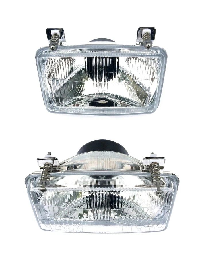 2x Scheinwerfer Hauptscheinwerfer 156x93 H4 Deutz Fahr Agrotron Agrofarm Traktor - Bild 1 von 4