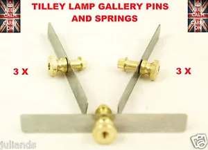 TILLEY LAMP GALLERY PINS AND TILLEY LAMP GALLERY SPRINGS SERVICE KIT PARTS SPARE - Picture 1 of 10