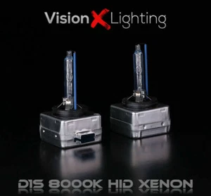 2x D1S Bulbs 35W Xenon Hid Ice Blue 8000K Low Beam BMW 5 Series E60 E61 05-10 - Picture 1 of 9