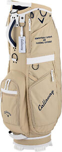 Callaway Golf Men's Caddy Bag CRT ADVANCE 2.0 24 JM 9.5 x 47 inch 2.6kg Beige