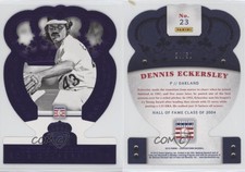 2015 Panini Cooperstown HOF Crown Royale Purple /50 Dennis Eckersley #23 HOF