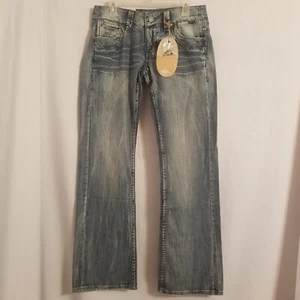 Il Dolce Boot Cut Denim Blue Jeans Damen 29 Taille Style V10 Roxy 452 - Neu mit Etikett - Bild 1 von 6