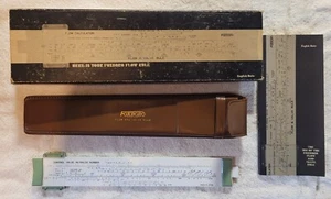 FOXBORO FLOW AND VALVE RULE - ENGLISH UNITS - WITH LEATHER SLEEVE - IN BOX - Picture 1 of 10