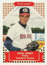 1991-92 ProCards Tomorrow's Heroes #126 Rafael Quirico Hornets