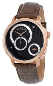 Reloj para hombre Lucien Piccard Messina Dual Time tono oro rosa 10337-RG-01-BRW - Imagen 1 de 3
