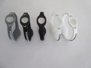 5 PCS WHITE,2 BLACK,GREY,CLEAR Power Balance Energy Health Bracelet XS,S,M,L, XL - Picture 1 of 1