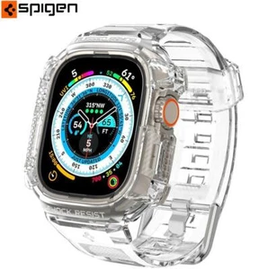 Futerał ochronny z bransoletą do zegarka Ultra 2/1 49mm Cover Band Spigen Przezroczysty - Zdjęcie 1 z 12