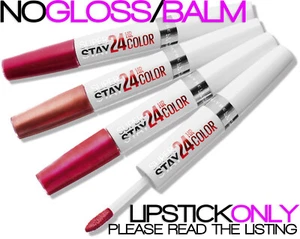 MAYBELLINE SUPERSTAY 24 HOUR 18HR LIPSTICK *LIPSTICK ONLY* - WITHOUT GLOSS/BALM - Picture 1 of 22