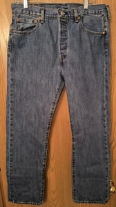 NWOT Mens Levis 501 Blue Jeans 34 x 32 Measures 33 x 30 - Picture 1 of 9