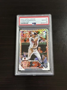 9192 2023 Topps Chrome #2 Gunnar Henderson X-Fractor Baltimore Orioles RC PSA 10 - Foto 1 di 2