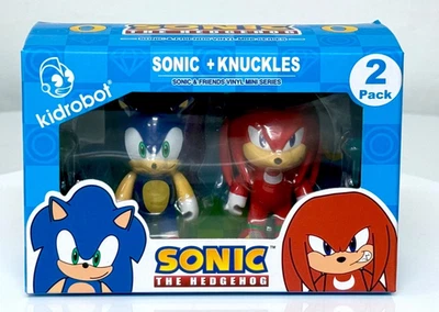 Kidrobot - Sonic the Hedgehog - Mini Serie Vinilo - Sonic and Knuckles - Paquete de 2 Foto 1 de 4