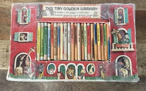 VTG 1960s Tiny Golden Library 24 Mini Books Boxed Set Golden Press Complete - Picture 1 of 11