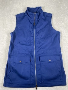 Duluth Trading Co DuluthFlex Fire Hose Coolmax Vest Women's Large Blue Canvas - Picture 1 of 8
