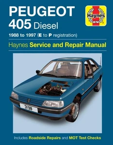 Haynes Peugeot 405 Petrol Service Repair Manual 1988-1997 (E to P Reg) - NEW - Picture 1 of 1