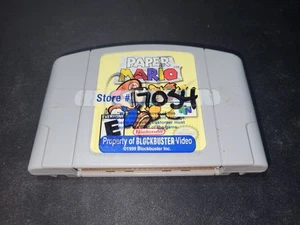 Paper Mario Nintendo 64 N64 Original NRMT Zustand Spiel Cartridge -r - Bild 1 von 2
