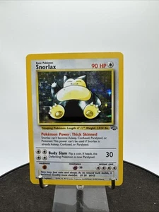 Pokemon Card Snorlax Holo Unlimited Jungle Set WotC 1999 Ultra Rare 11/64 - Picture 1 of 24