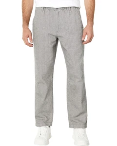 LEVI'S XX Chino EZ Taper Hose - Grau Fischgrätmuster Größe Herren Große 35-37 - Bild 1 von 5
