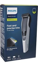 Philips Beard & Stubble Trimmer Hair Clipper Stainless BT3206/13 Series 3000 - Picture 1 of 5