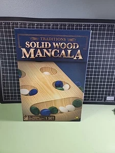 Mancala Game Solid Wood Folding Board Game Sealed Unopened Game Gallery - Picture 1 of 4