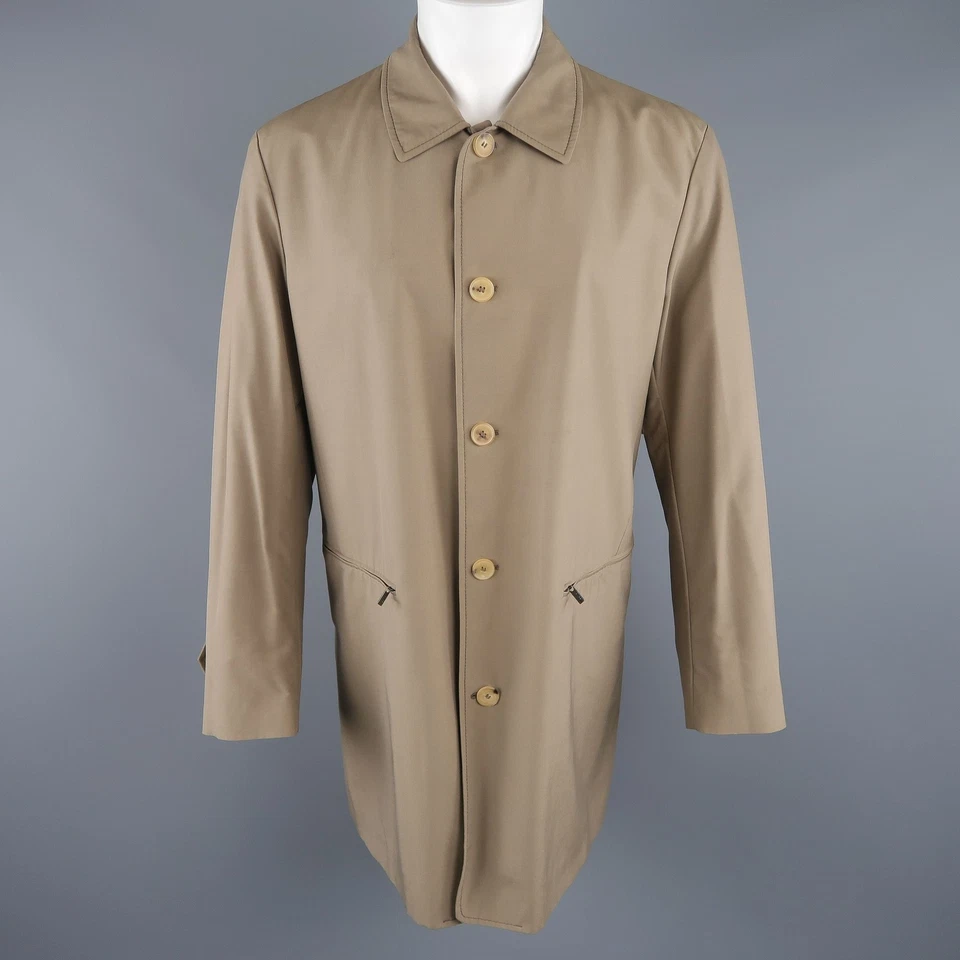 Abrigo Coche ALLEGRI Talla 40 Caqui Oscuro Mezcla Lana Foto 1 de 4