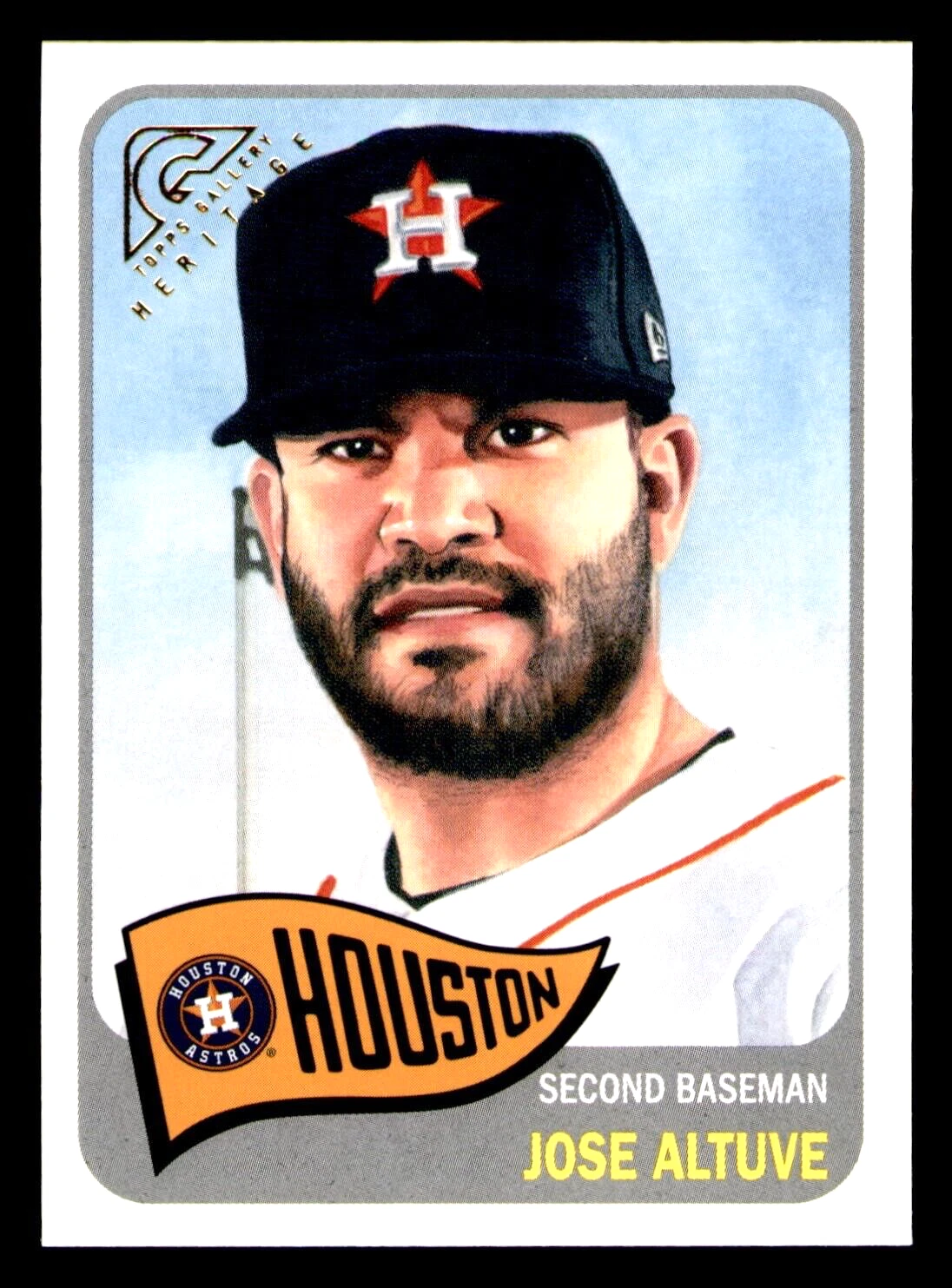 2019 Topps Gallery Jose Altuve Heritage #HT-12 - Houston Astros