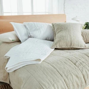 Avocado natürliche Leinendecke natürliche Farbe Full-Queen Size $ 319 - Bild 1 von 3