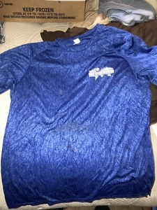 Blue Mens XL Active Wear Short Sleeve - Picture 1 of 2