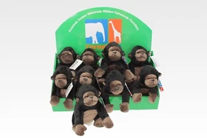 Kuscheltier Gorilla Affe Tier süß Länge 18 cm schwarz Plüschtier 1017004 - Bild 1 von 1