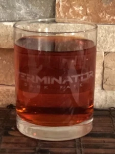 TERMINATOR DARK FATE Whiskey Glass 8 Oz - Picture 1 of 1