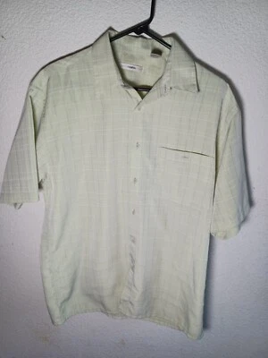 Campia Moda Sport Short Sleeve Button Up Shirt Men's Light Green M - Image 1 of 4