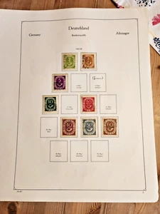 Briefmarkenvordrucke teils mit Briefmarken - Bild 1 von 20