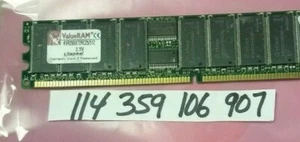 512MB DDR DDR1 PC 2100 PC2100 2.5V 266 18CHIPS 184PIN  ECC-REG 32X8 LOW DENSITY  - Picture 1 of 1