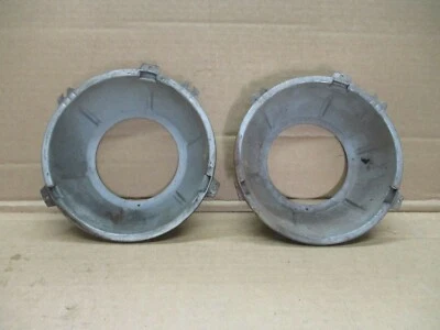 Par de biseles de faros vintage MG MGB Austin Healey Triumph Q Foto 1 de 4