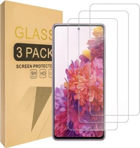 Pack 3 pour Samsung Galaxy S20 FE 5G Verre Trempé HD Transparent Protecteur d'écran - Photo 1 sur 3