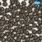 500pcs/lot 4 5 6mm Snowflake Plastic Beads Diy Bracelet Necklace Spacer Beads G