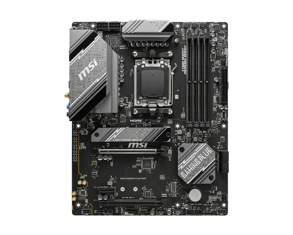MSI B650 GAMING PLUS WIFI Motherboard AMD B650 Buchse AM5 ATX - Imagen 1 de 4