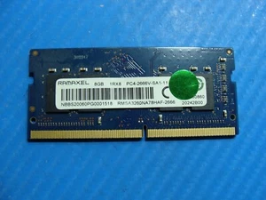 HP 15-dy1043dx Ramaxel 8GB PC4-2666V Memory RAM SO-DIMM RMSA3260NA78HAF-2666 - Picture 1 of 2