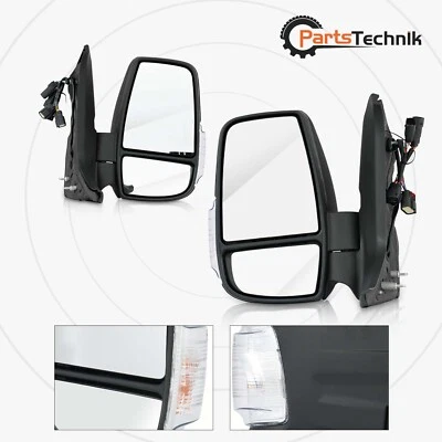 Par de espejos térmicos para Ford Transit 150 250 350 HD 2014-2022 alimentación con señal Foto 1 de 4